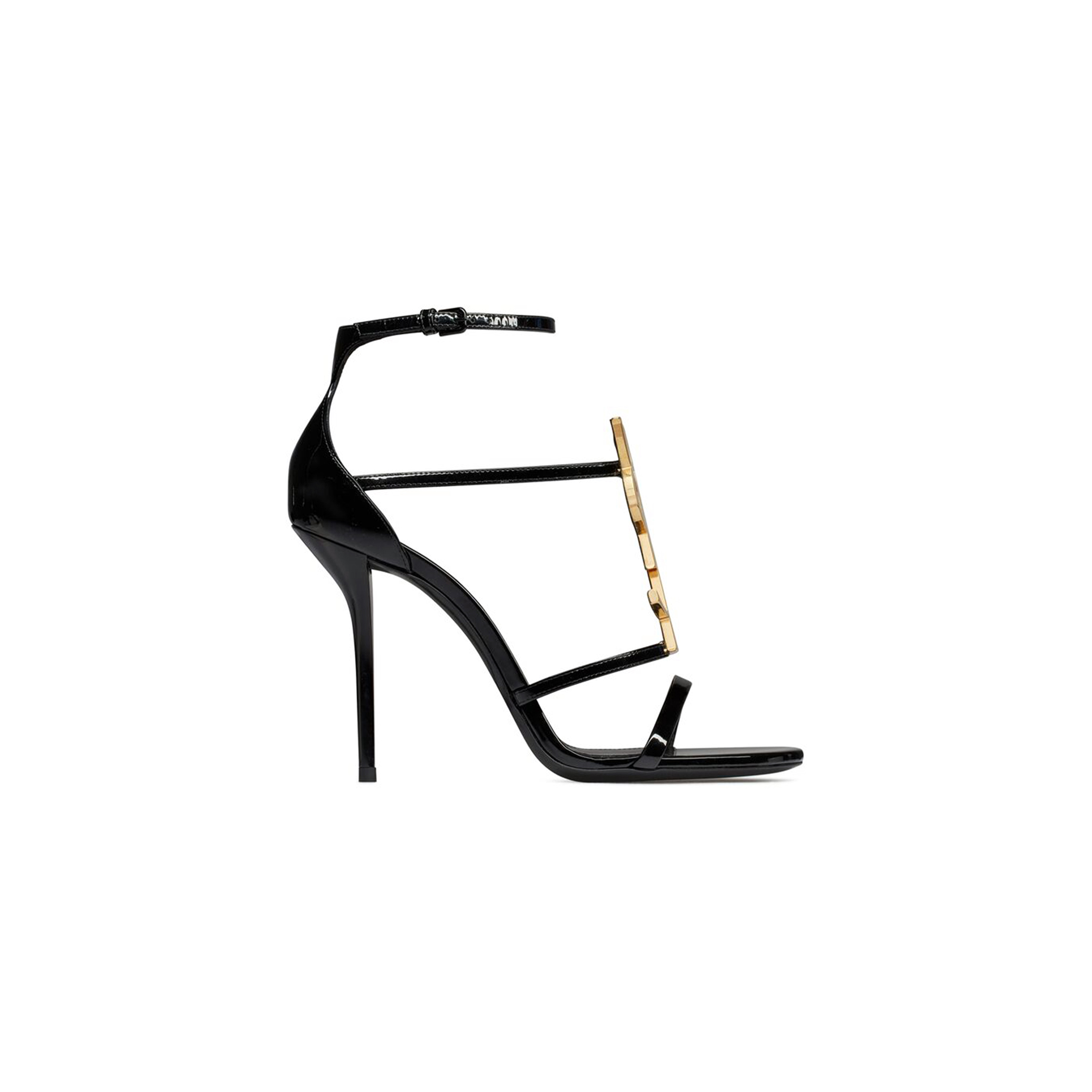 YSL CASSANDRA SANDALS IN PATENT LEATHER 6301091TVKK1000 YSL CASSANDRA SANDALS IN PATENT LEATHER 6301091TVKK1000